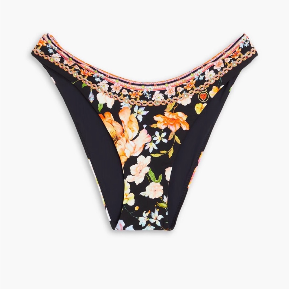 Camilla Wide Side High Leg Pant Secret History NWT  bikini bottom only